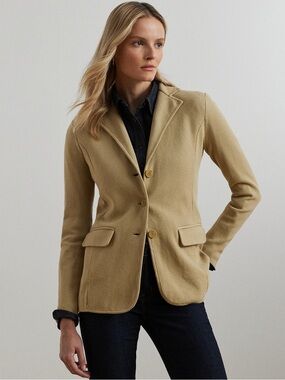 Lauren Ralph Lauren Women's beige Tailored Blazer Jacket